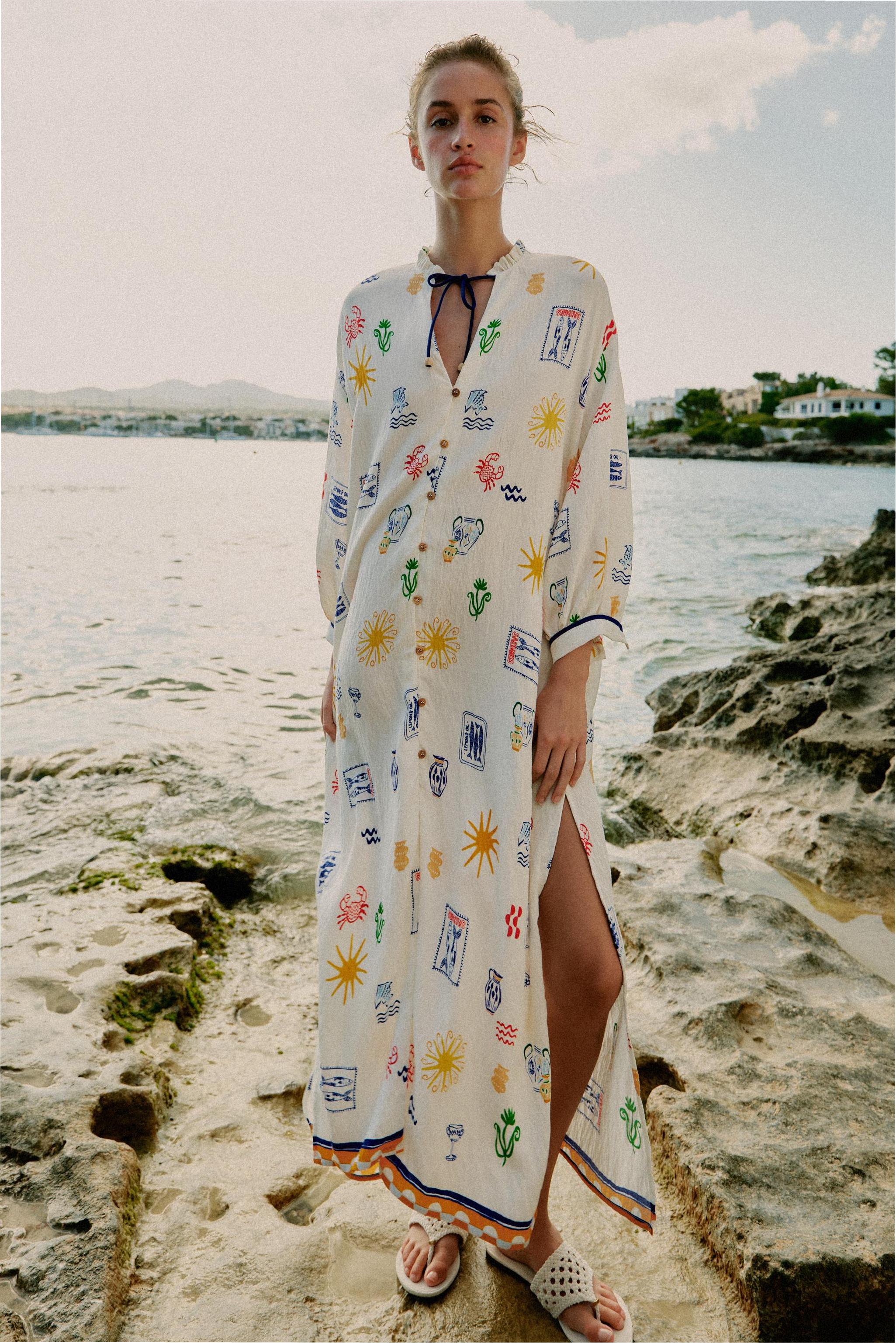 Women's Long Sleeve Dresses | ZARA United States Women's Long Sleeve Dresses | ZARA United States